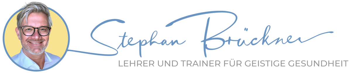Stephan Brückner - Lehrer & Trainer für geistige Gesundheit und Resilienz, Depressionsberater. Autor. Erfahrungsexperte. logo